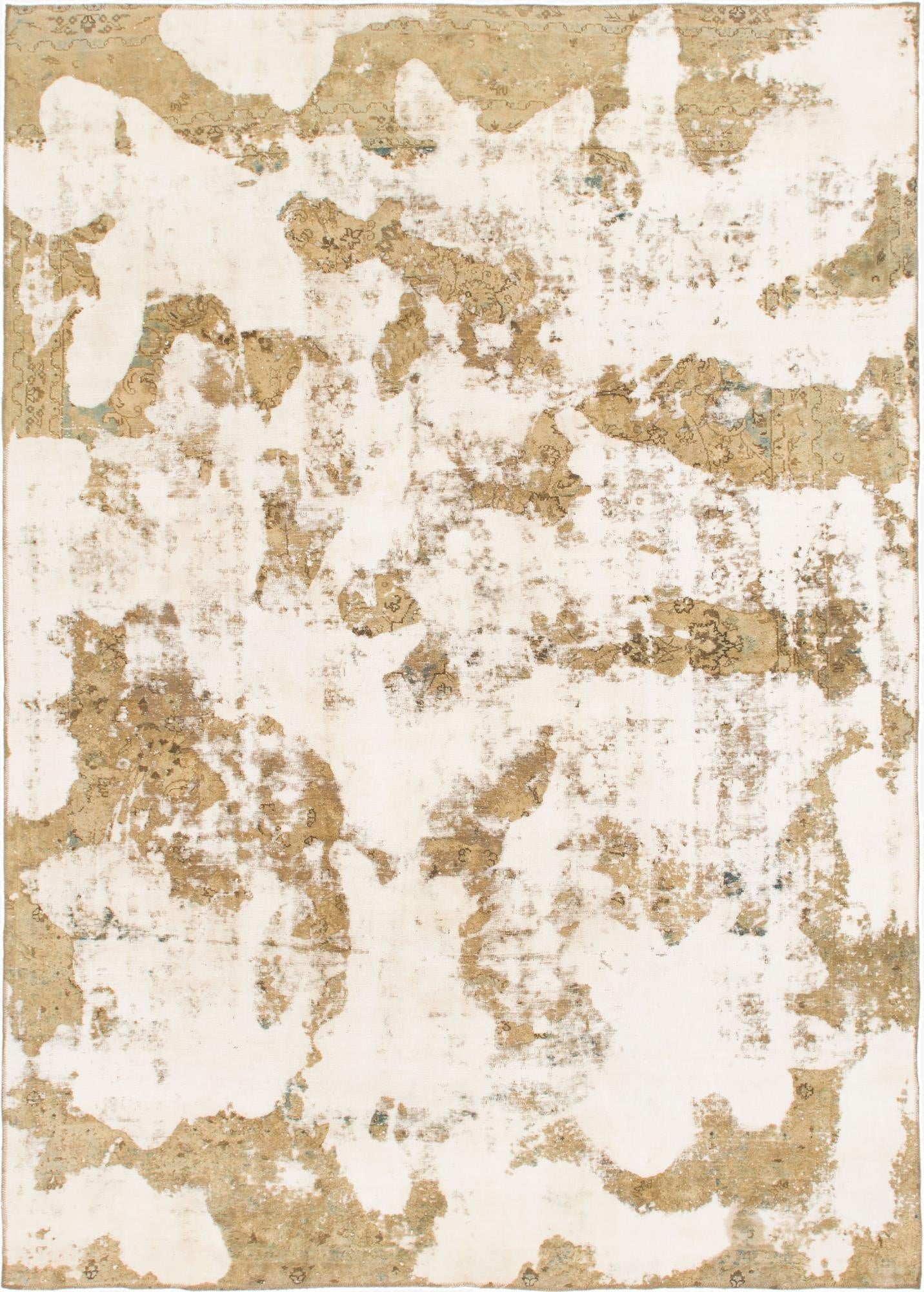  8' 2 x 11' 5  Hand Knotted Ultra Vintage Persian Wool Rug