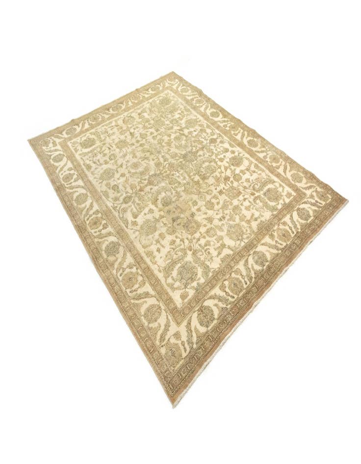 Detail image of  9' 9 x 12' 8  Hand Knotted Vintage Royal Persian Wool Rug