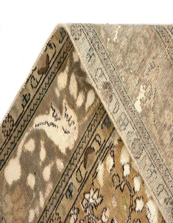 Detail image of  6' 6 x 9' 10  Hand Knotted Vintage Royal Persian Wool Rug