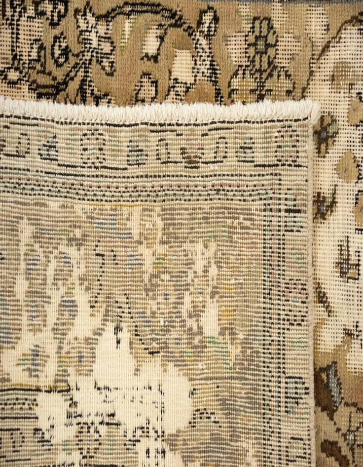 Detail image of  6' 6 x 9' 10  Hand Knotted Vintage Royal Persian Wool Rug