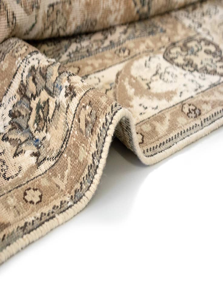 Detail image of  6' 4 x 9' 5  Hand Knotted Vintage Royal Persian Wool Rug