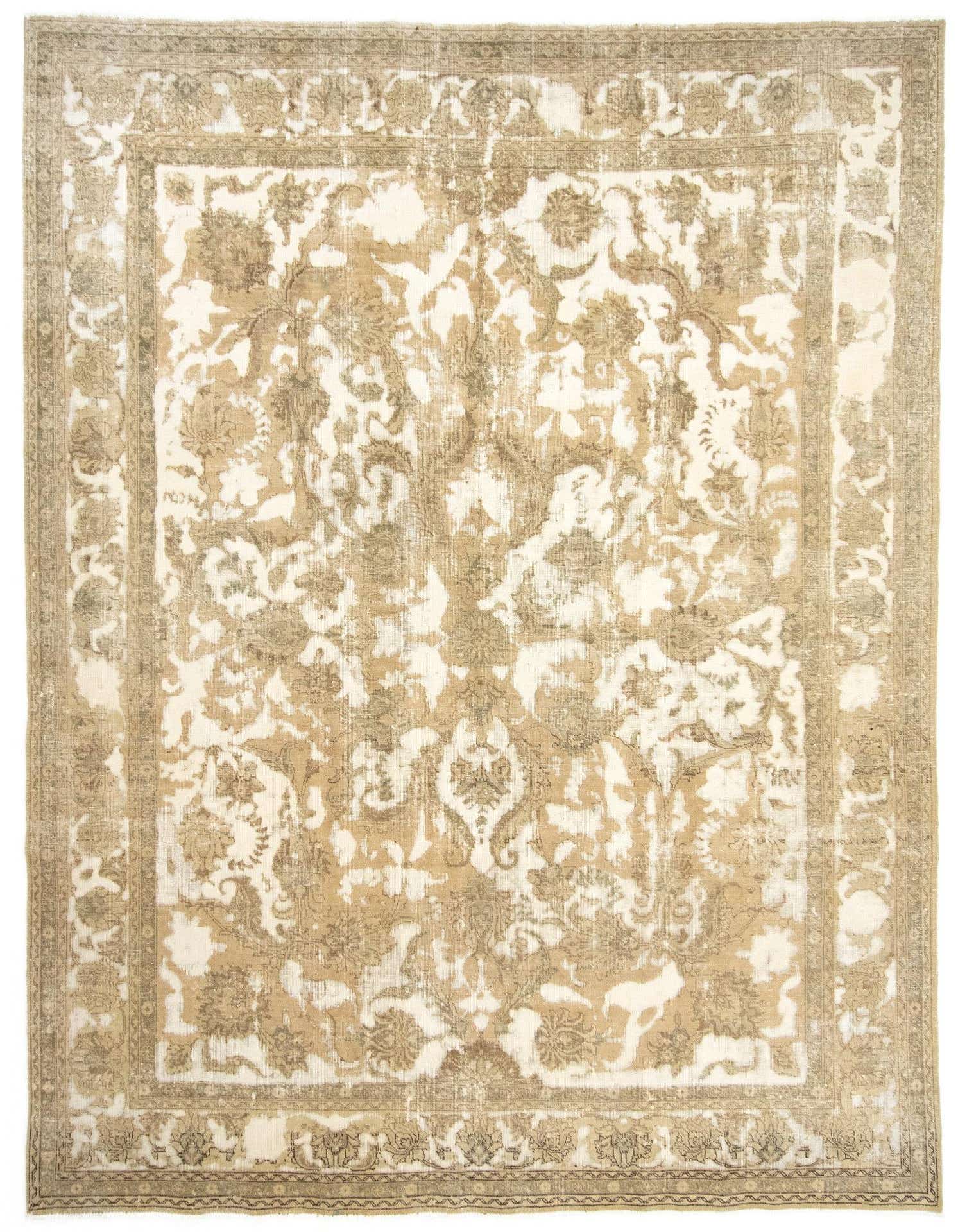 Primary image  8' 10 x 12'  Hand Knotted Vintage Royal Persian Wool Rug