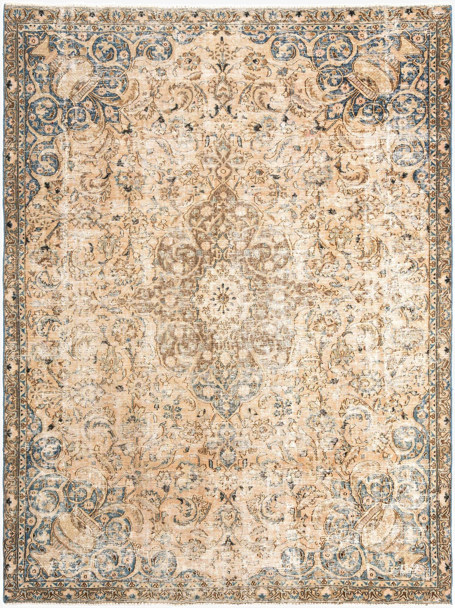  7' 9 x 10' 7 Vintage Wool Rug