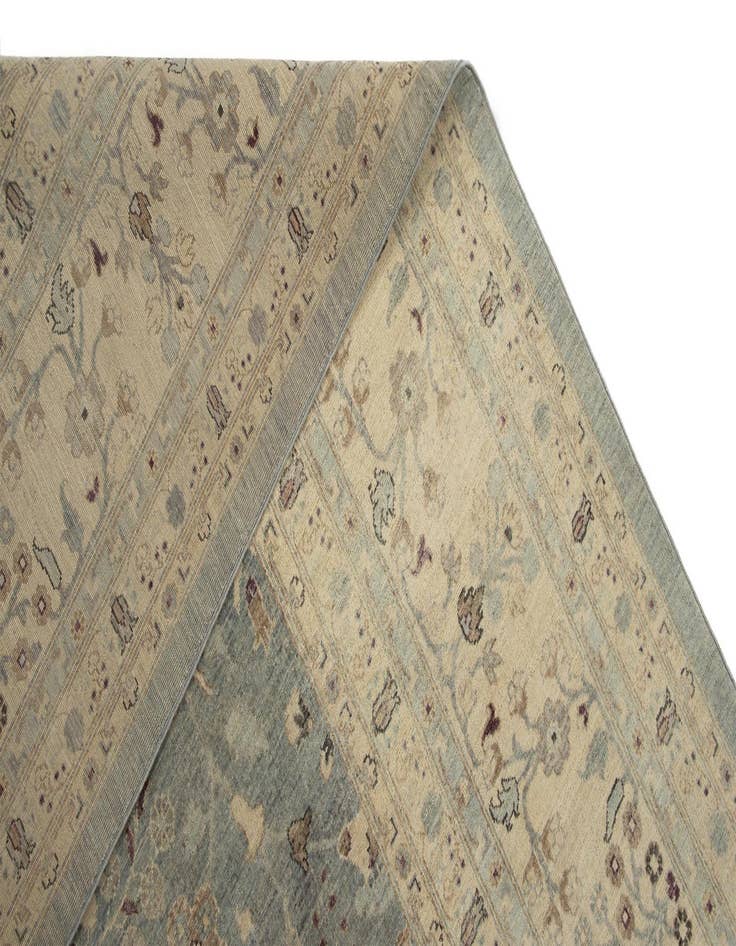 Detail image of  9' 7 x 14' Ziegler Wool Rug