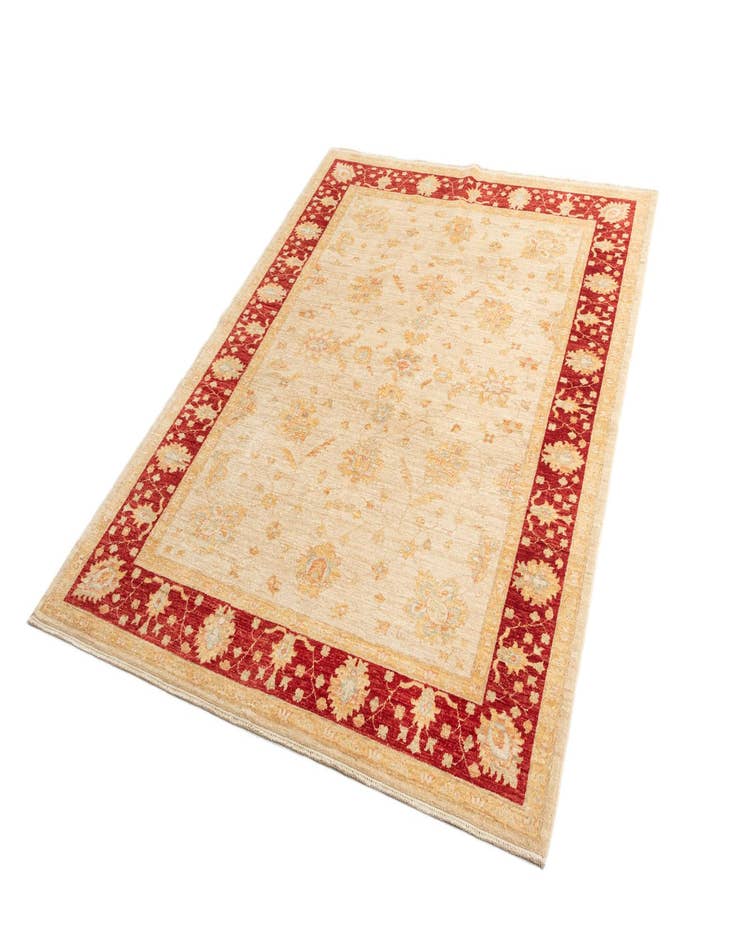 Detail image of  5' 7 x 7' 3 Ziegler Wool Rug