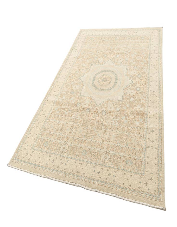 Detail image of  6' 6 x 9' 6  Hand Knotted Ziegler Rug