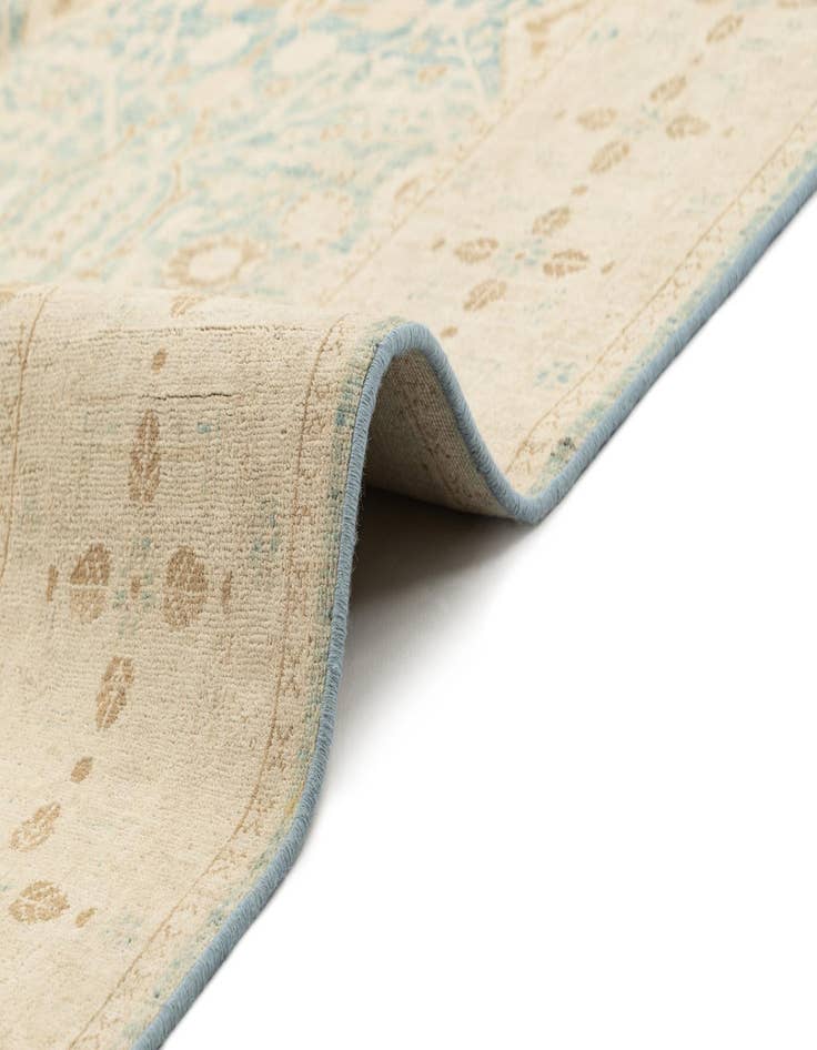 Detail image of  4' 10 x 6' 7  Hand Knotted Ziegler Rug