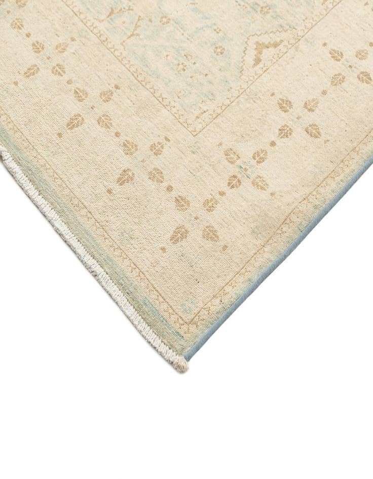 Detail image of  4' 10 x 6' 7  Hand Knotted Ziegler Rug