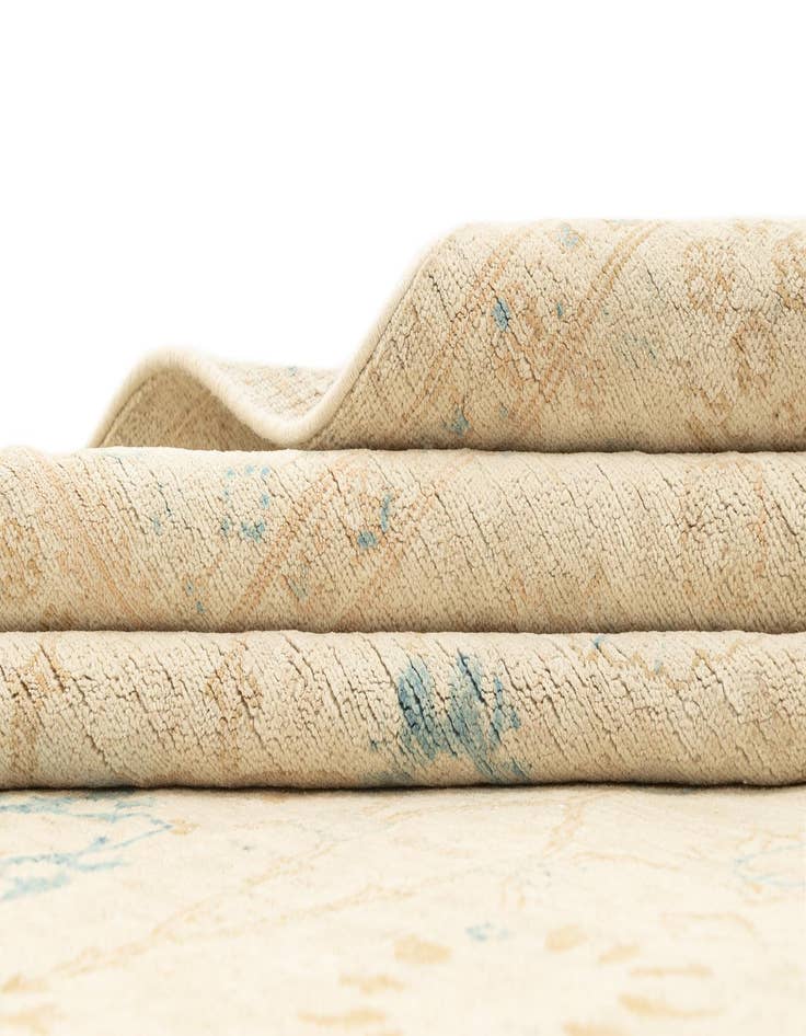 Detail image of  5' x 6' 7  Hand Knotted Ziegler Rug