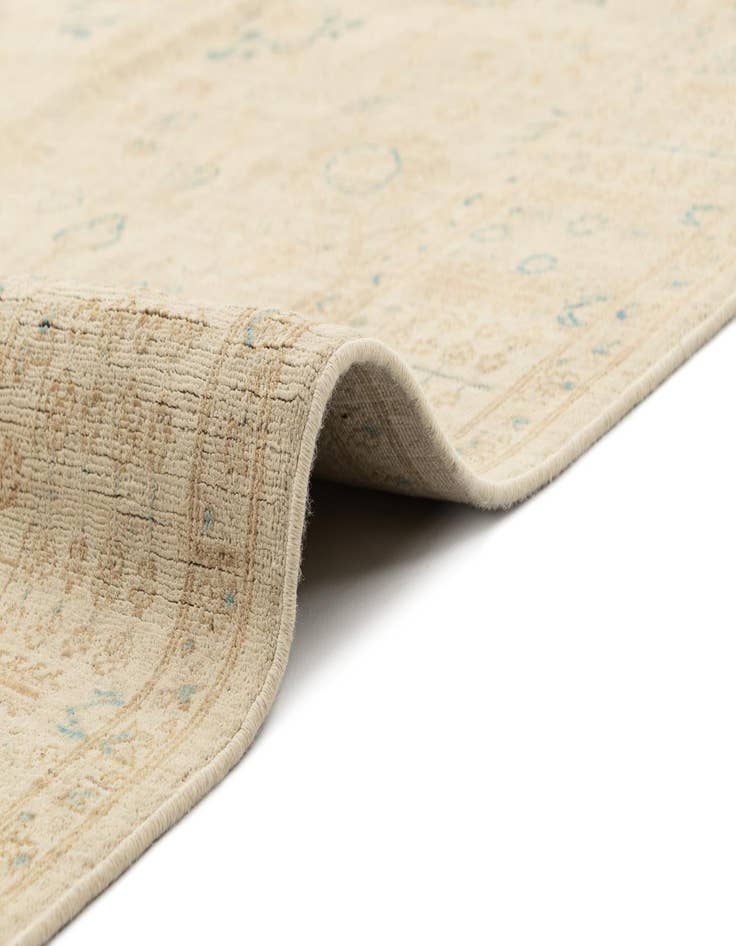 Detail image of  5' x 6' 7  Hand Knotted Ziegler Rug