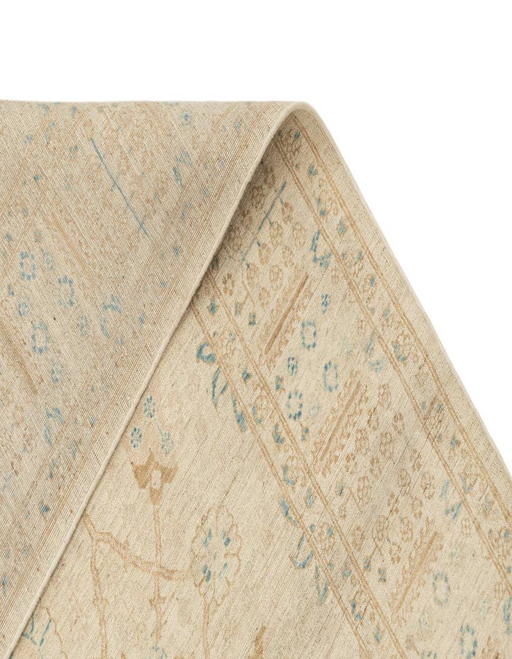 Detail image of  5' x 6' 7  Hand Knotted Ziegler Rug