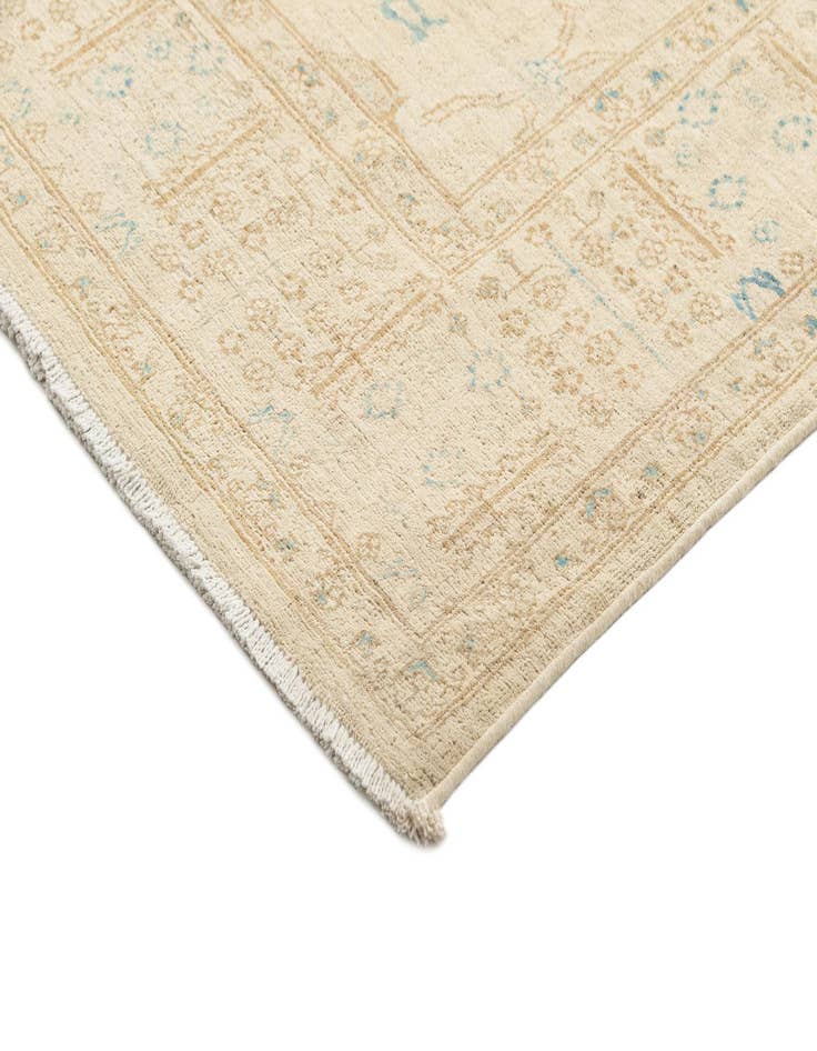 Detail image of  5' x 6' 7  Hand Knotted Ziegler Rug