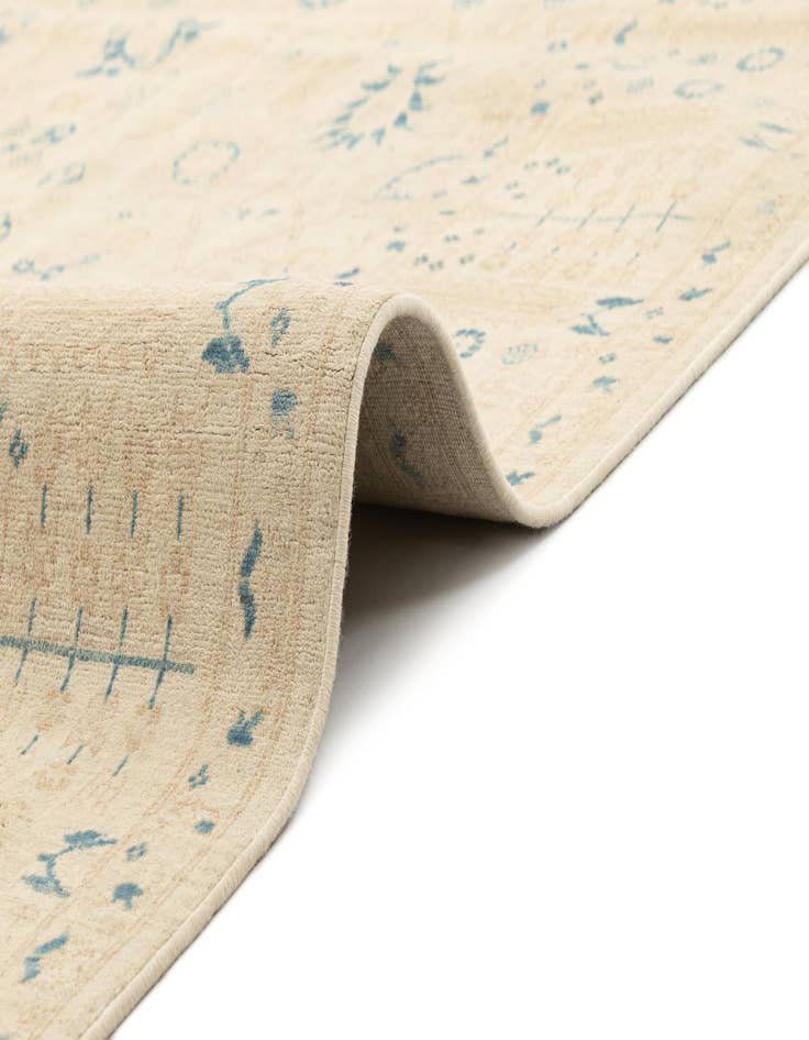 Detail image of  6' 8 x 9' 8  Hand Knotted Ziegler Rug