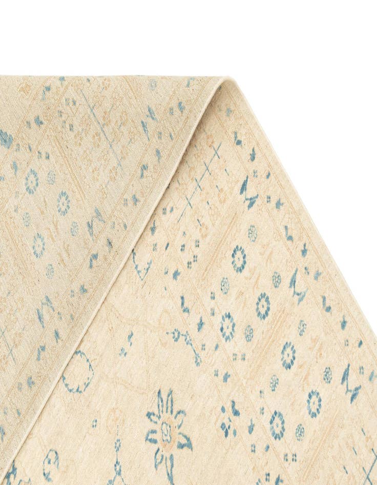 Detail image of  6' 8 x 9' 8  Hand Knotted Ziegler Rug