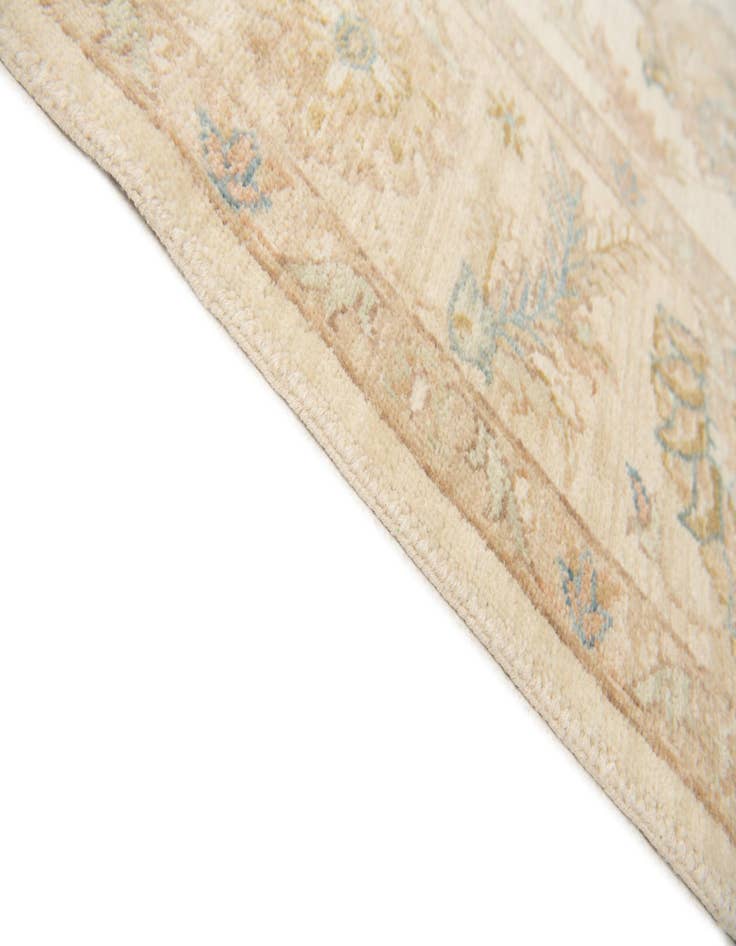 Detail image of  6' 4 x 8'  Hand Knotted Ziegler Wool Rug