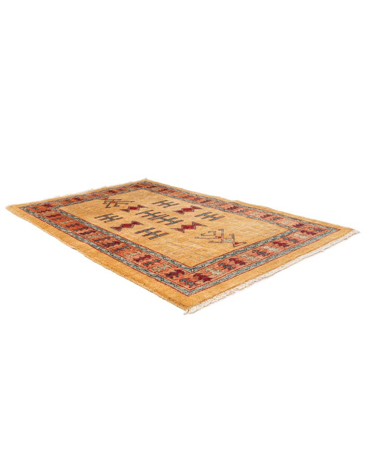 Detail image of  3' 5 x 5' 1  Hand Knotted Ziegler Wool Rug