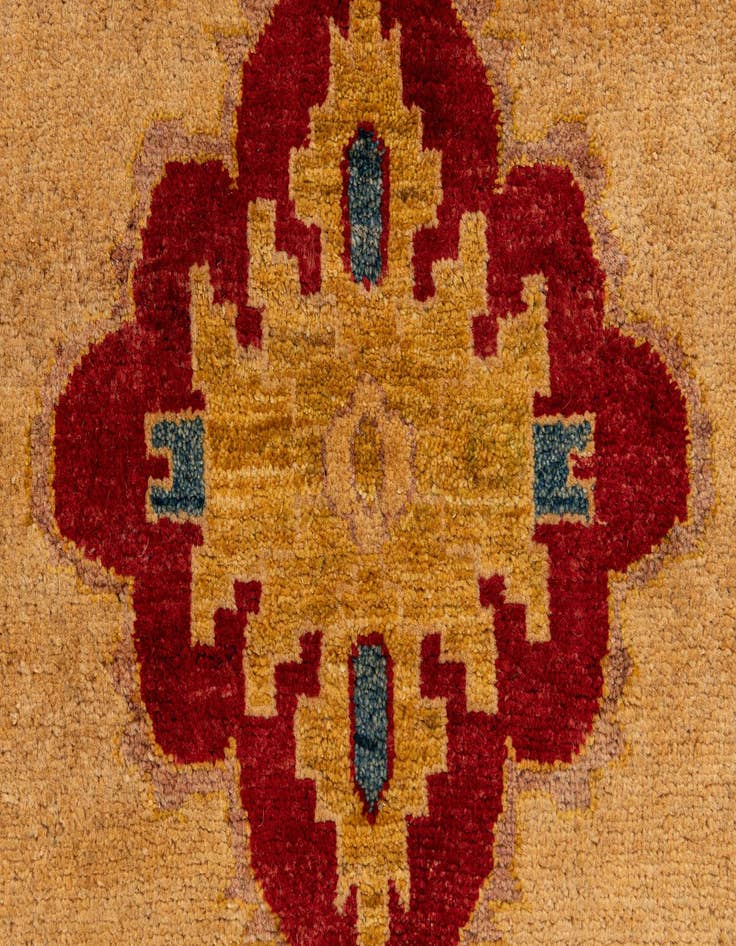 Detail image of  3' 6 x 4' 9  Hand Knotted Ziegler Wool Rug