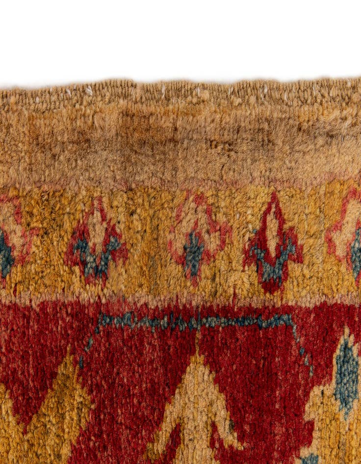 Detail image of  3' 6 x 4' 9  Hand Knotted Ziegler Wool Rug