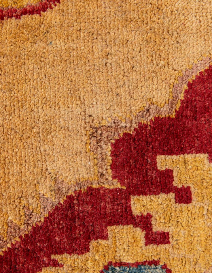 Detail image of  3' 5 x 4' 10  Hand Knotted Ziegler Wool Rug