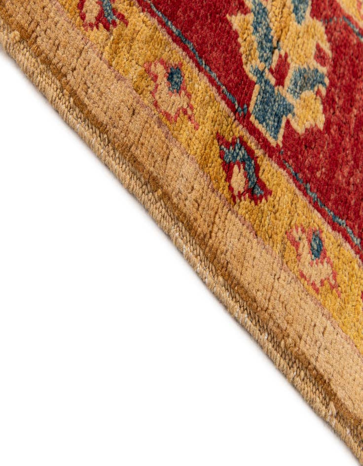 Detail image of  3' 5 x 4' 10  Hand Knotted Ziegler Wool Rug