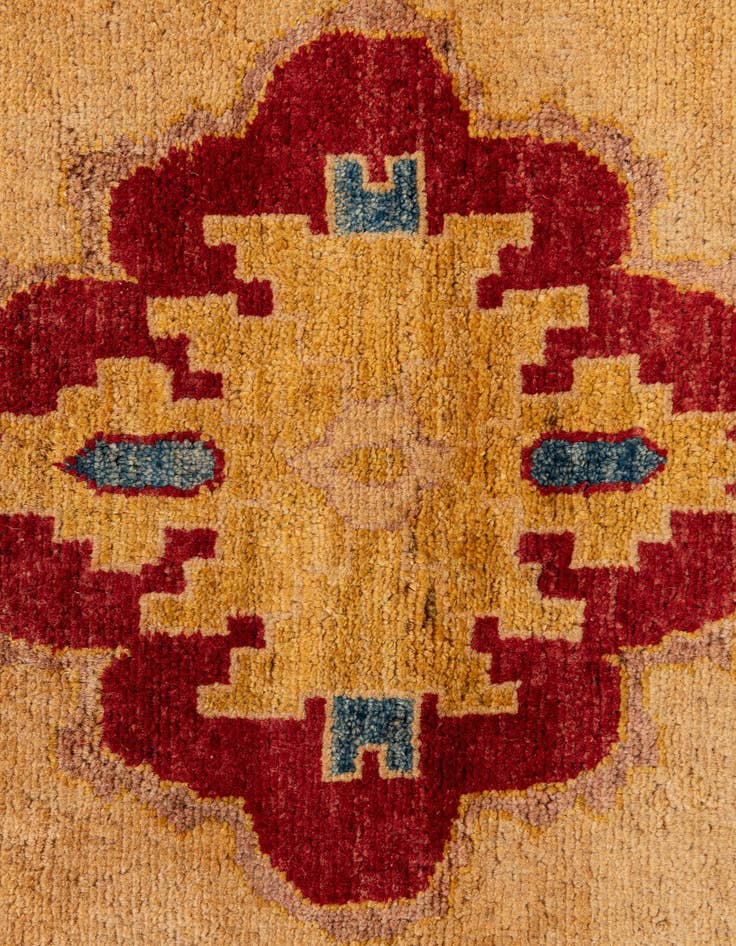 Detail image of  3' 5 x 4' 10  Hand Knotted Ziegler Wool Rug