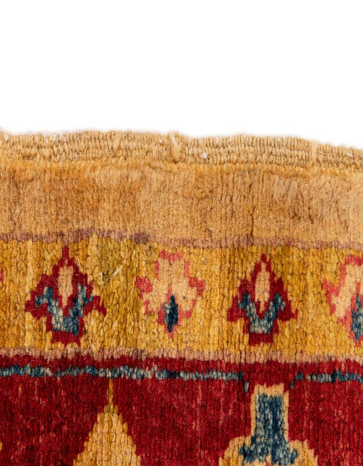 Detail image of  3' 5 x 4' 10  Hand Knotted Ziegler Wool Rug