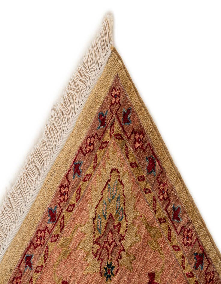 Detail image of  5' 2 x 7' 4  Hand Knotted Ziegler Wool Rug