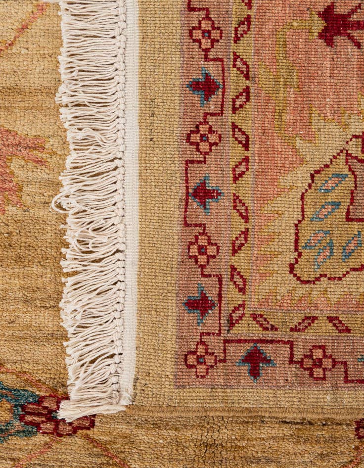 Detail image of  5' 2 x 7' 4  Hand Knotted Ziegler Wool Rug