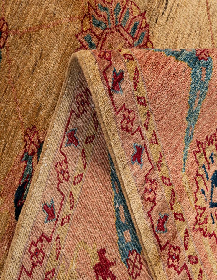Detail image of  5' 2 x 7' 4  Hand Knotted Ziegler Wool Rug