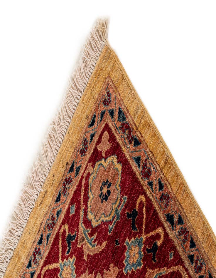 Detail image of  5' 8 x 7' 11  Hand Knotted Ziegler Wool Rug