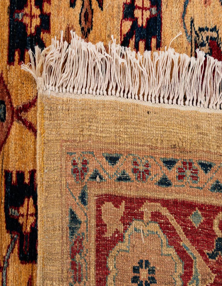 Detail image of  5' 8 x 7' 11  Hand Knotted Ziegler Wool Rug