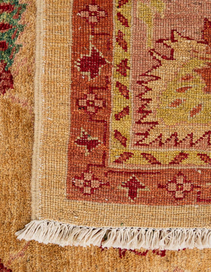 Detail image of  5' 6 x 7' 3  Hand Knotted Ziegler Wool Rug