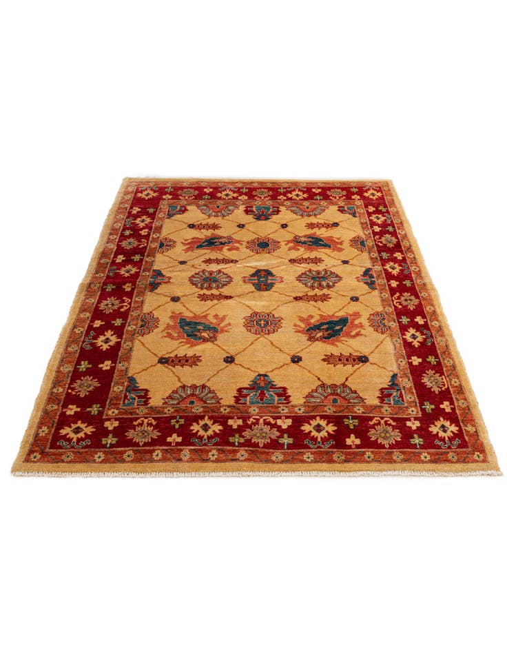 Detail image of  5' 9 x 7' 7  Hand Knotted Ziegler Wool Rug