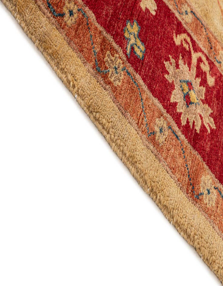 Detail image of  5' 9 x 7' 7  Hand Knotted Ziegler Wool Rug