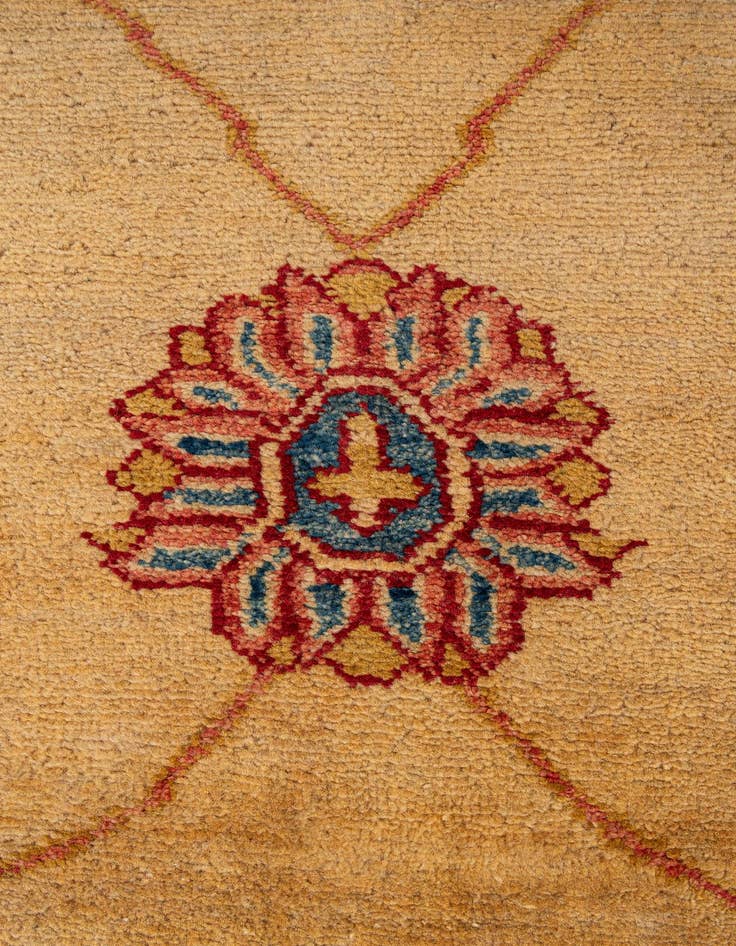 Detail image of  5' 9 x 7' 7  Hand Knotted Ziegler Wool Rug