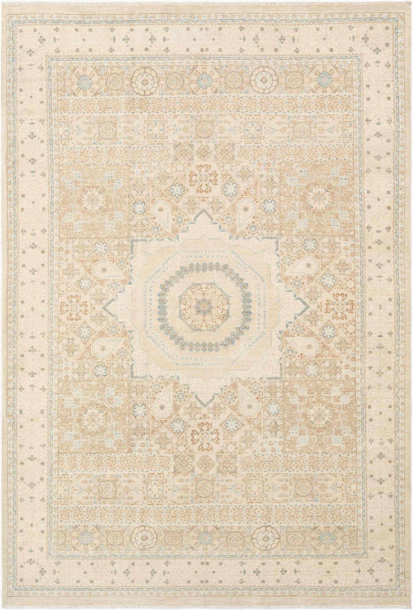  6' 6 x 9' 6  Hand Knotted Ziegler Rug