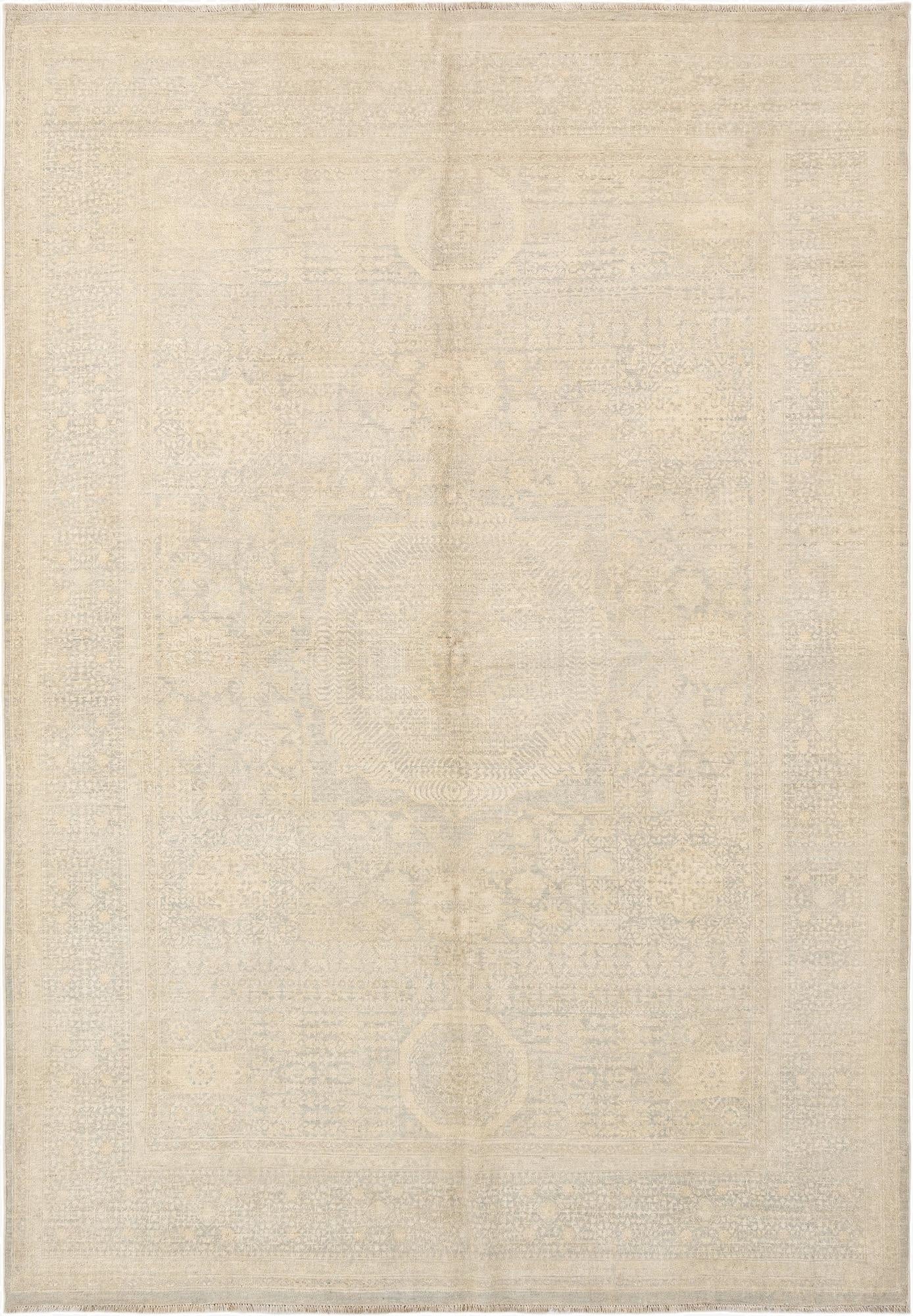  5' 9 x 8' 1  Hand Knotted Ziegler Rug