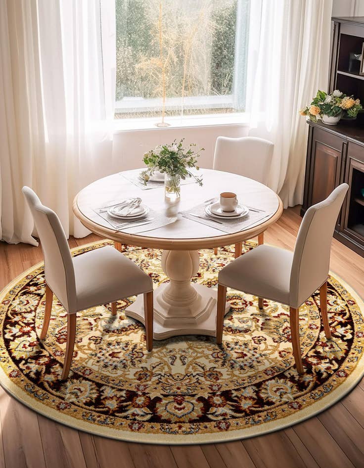 Detail image of  7' 10 x 7' 10 Aditi Round Rug