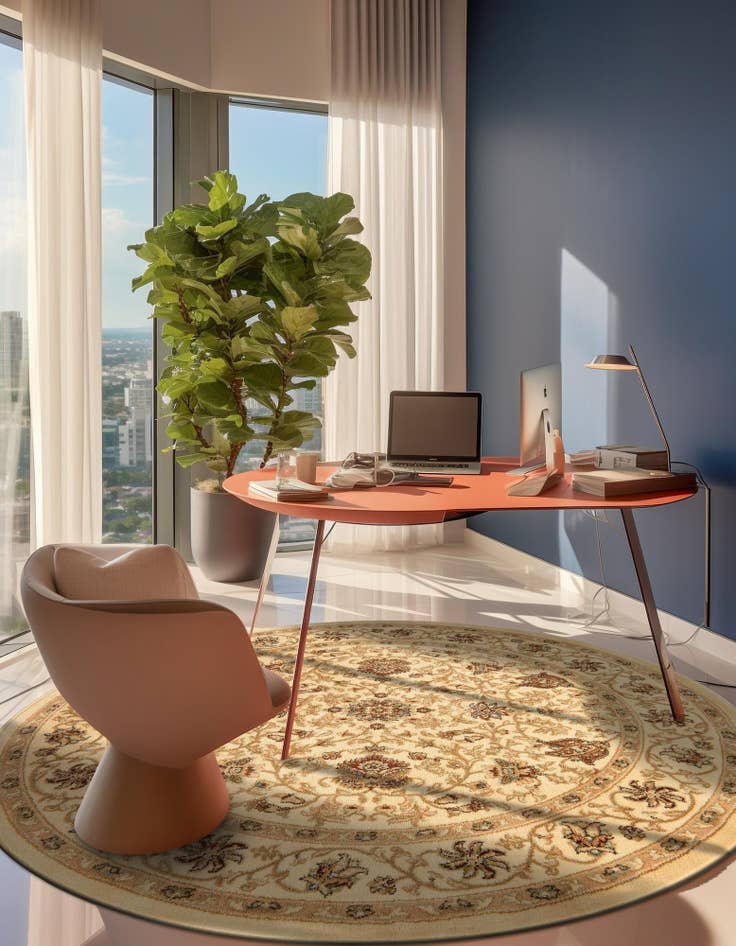 Detail image of  6' x 6' Aditi Round Rug