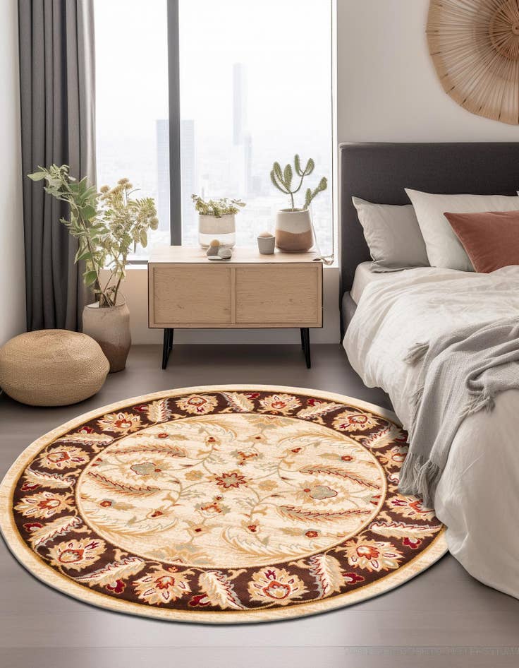 Detail image of  7' 10 x 7' 10 Aditi Round Rug