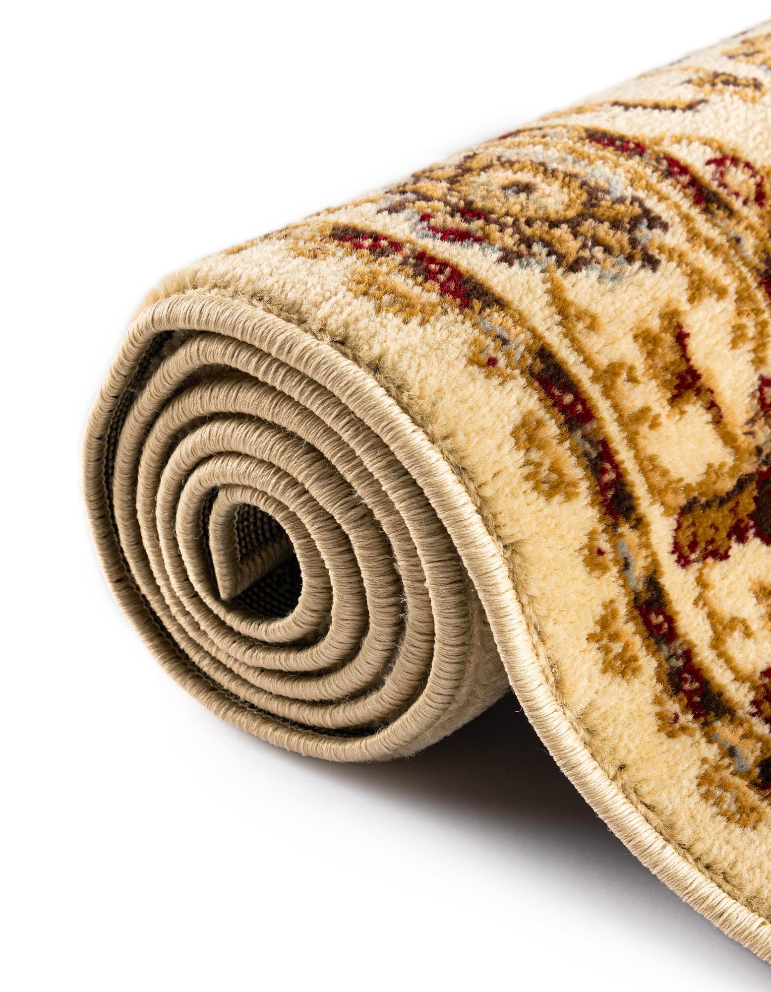 Cream 6' x 6' Aditi Round Rug | Rugs.com