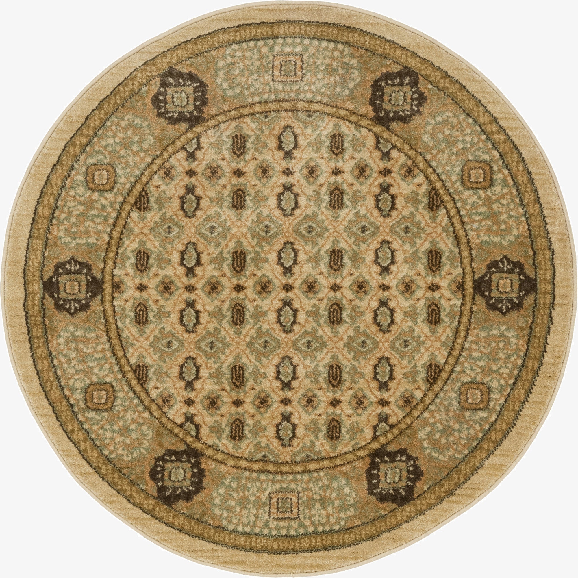  3' 3 x 3' 3 Amina Round Rug