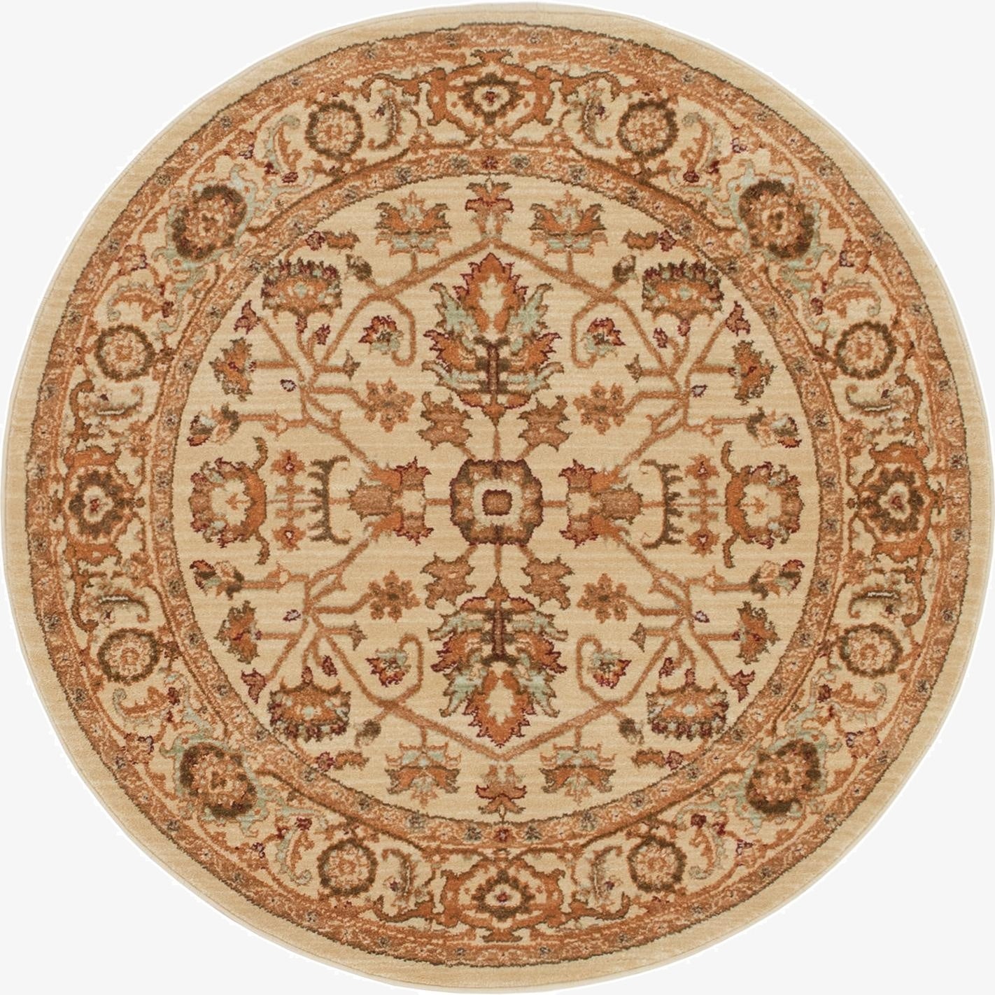  4' 5 x 4' 5 Charlestown Round Rug