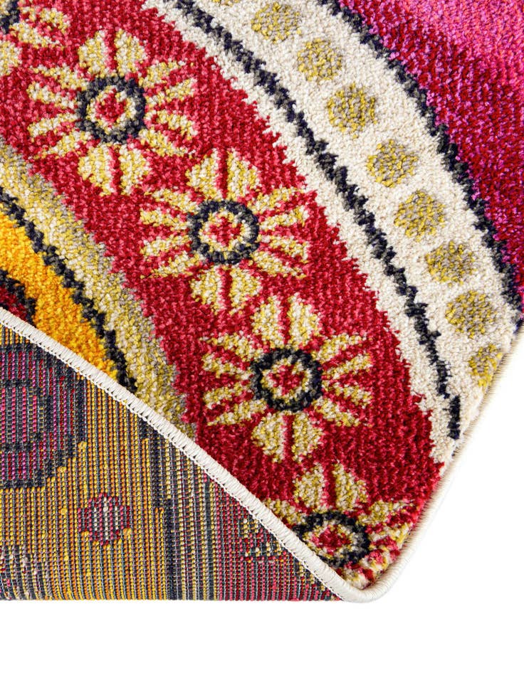 Detail image of  8' x 8'  Washable Hyacinth Round Rug