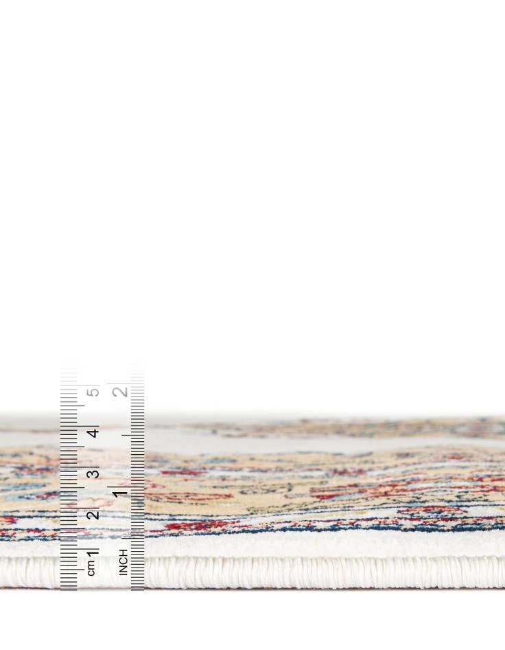 Detail image of  5' 3 x 5' 3 Nain Design Round Rug