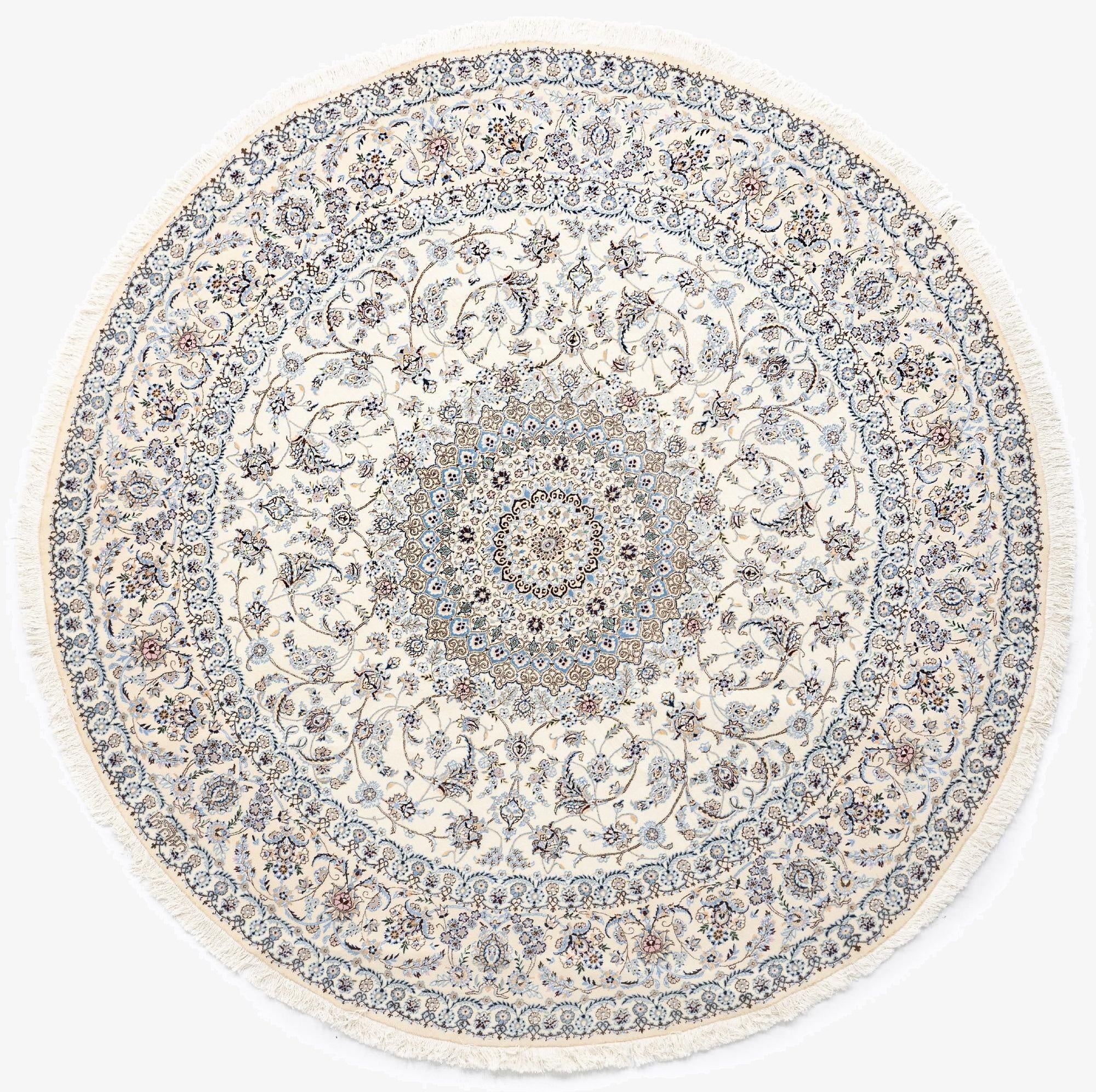  8' 1 x 8' 1 Nain Round Rug