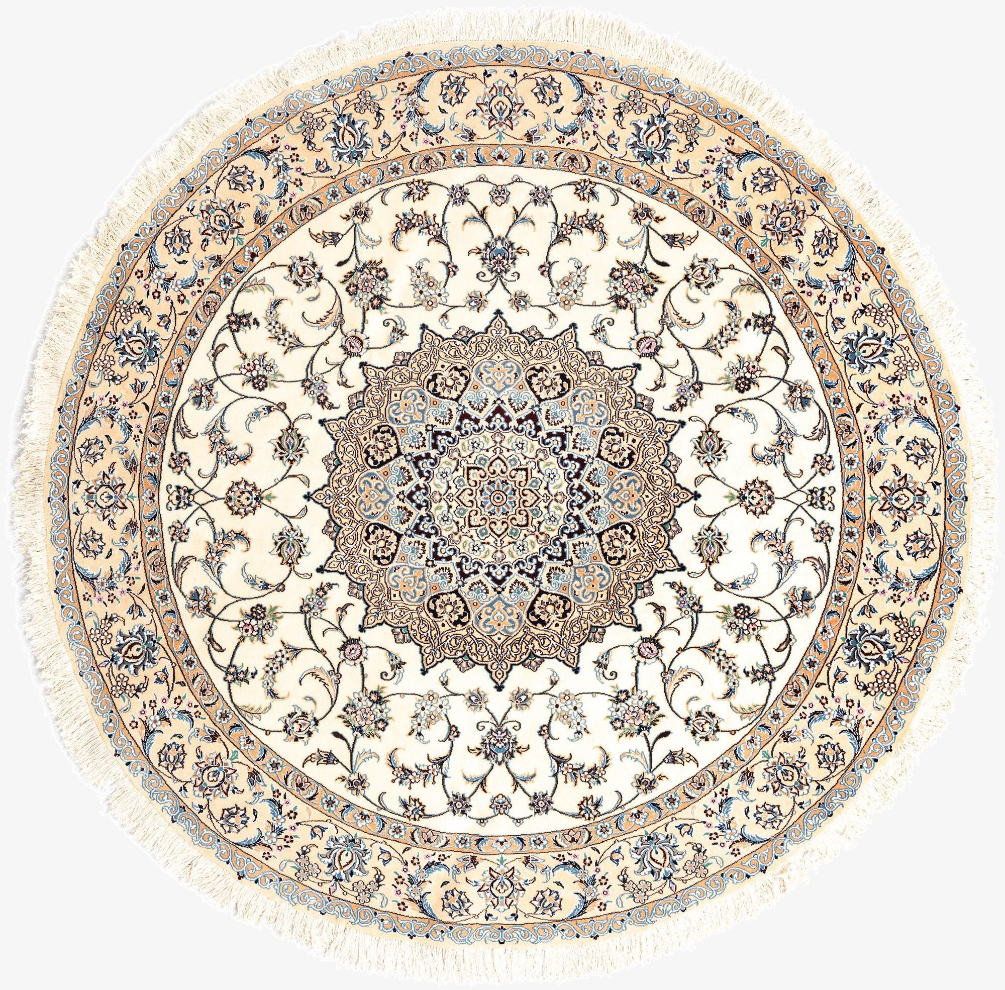  7' 6 x 7' 6 Nain Round Rug