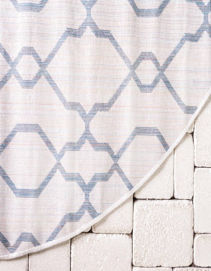 Detail image of 8' x 8' Washable Haven Indoor / Outdoor Round Rug