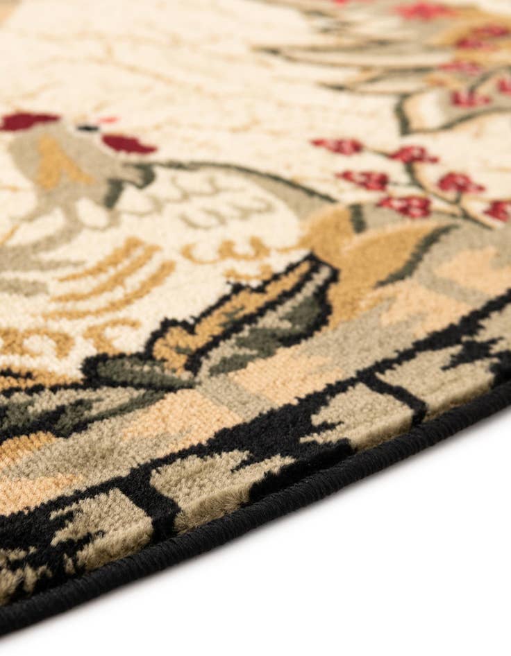 Detail image of  3' x 3' Pastoral Round Rug