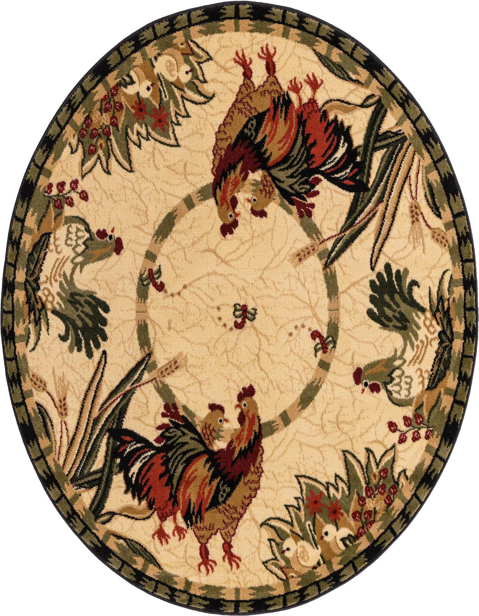 Primary image  5' 3 x 5' 3 Pastoral Round Rug